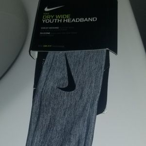 Nike youth headband gray